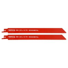YATO Pílové listy 225 mm/10TPI bimetalické (2 ks) YATO Pílové listy 225 mm/10TPI bimetalické (2 ks)