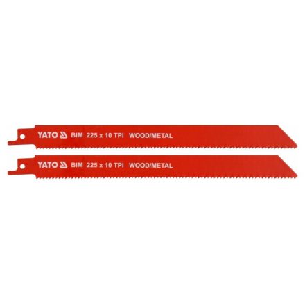 YATO Pílové listy 225 mm/10TPI bimetalické (2 ks)