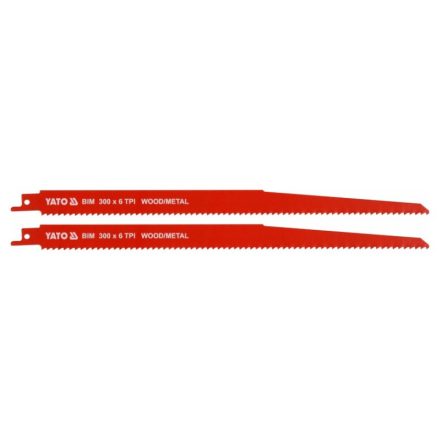 YATO Pílové listy 300 mm/6TPI bimetal (2 ks)