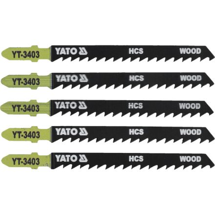 YATO Dekupírske pílovoé listy T6TPI 100/75 mm HCS (5 ks)