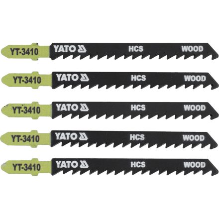 YATO Pílové listy pre dekupírovaciu pílu T6TPI 100/75 mm HCS (5 ks)