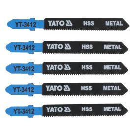 YATO Pílka na dekupír pre kov T-typ 21TPI 75/1,0 mm HSS (5 ks)   YATO Pílka na dekupír pre kov T-typ 21TPI 75/1,0 mm HSS (5 ks)