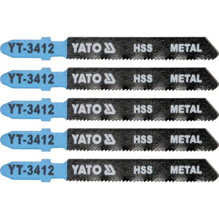 YATO Pílka na dekupír pre kov T-typ 21TPI 75/1,0 mm HSS (5 ks)