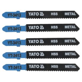 YATO Pílové listy na dekopírovaciu pílu pre kov T-záchyt 12TPI 75/1,0 mm HSS (5 ks)   YATO Pílové listy na dekopírovaciu pílu pre kov T-záchyt 12TPI 75/1,0 mm HSS (5 ks)