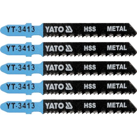 YATO Pílové listy na dekopírovaciu pílu pre kov T-záchyt 12TPI 75/1,0 mm HSS (5 ks)