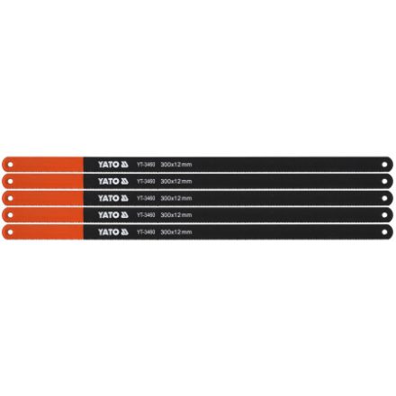 YATO ručný pílový list na kov 300 x 12 mm 24TPI (5 ks)