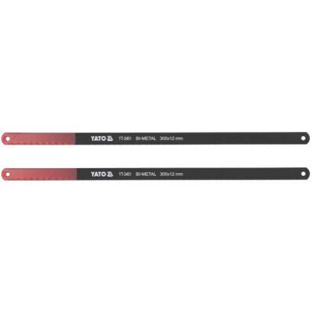 YATO pílový list ručný 300/12 mm 24TPI bimetal (M2+6150) (2 ks)