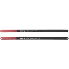 YATO pílový list ručný 300/12 mm 24 TPI bimetal (2 ks) YATO pílový list ručný 300/12 mm 24 TPI bimetal (2 ks)