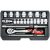 Sada nástrčných kľúčov YATO 22 kusov 3/8" 6-22 mm CrV