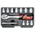 YATO sada nástrčných kľúčov 12 dielov 1/2" 10-24 mm CrV