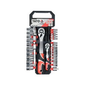 Sada nástrčných kľúčov YATO 51 kusov 1/2", 1/4" CrV   Sada nástrčných kľúčov YATO 51 kusov 1/2", 1/4" CrV