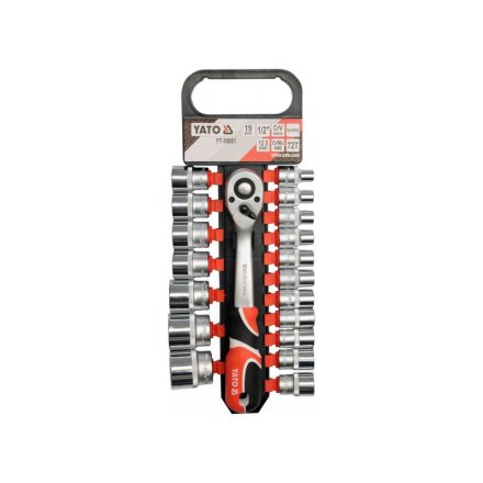 Sada nástrčných kľúčov YATO 19 kusov 1/2" 8-32 mm CrV