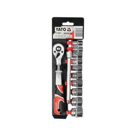 Sada nástrčných kľúčov YATO 12 kusov 3/8" 10-24 mm CrV