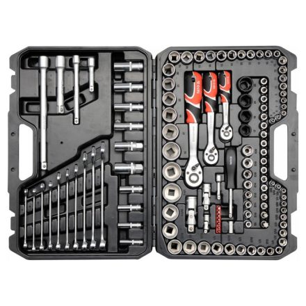 Sada nástrčných kľúčov YATO 120 kusov 1/4", 3/8", 1/2" CrV