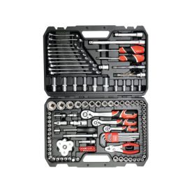Sada nástrčných kľúčov YATO 126 kusov 1/4", 3/8", 1/2" CrV   Sada nástrčných kľúčov YATO 126 kusov 1/4", 3/8", 1/2" CrV