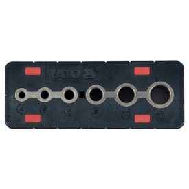 YATO Vrtací šablóna 4-12 mm YATO Vrtací šablóna 4-12 mm