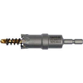 YATO Kotúčový výklenkový nástroj 20 mm TCT s bitovým držiakom   YATO Kotúčový výklenkový nástroj 20 mm TCT s bitovým držiakom