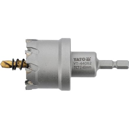YATO Kruhový rezač 40 mm TCT s bitovým upínaním