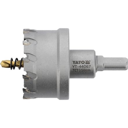 YATO Kruhový výsekový nástroj 54 mm TCT s bitovým upínaním