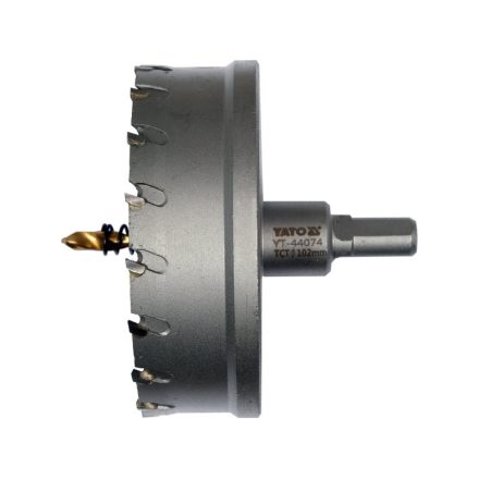 YATO Kotúč na výrez kruhov 102 mm TCT s držiakom
