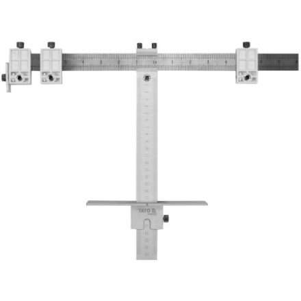 YATO Nastaviteľná vŕtacia šablóna 250 mm Hliník