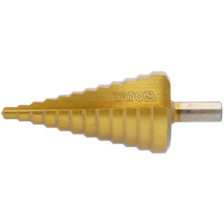 YATO Stupňový vrták 6-38 mm 12 stupňov HSS nitrid titánu