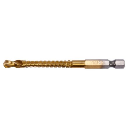 YATO Kovový vŕták 6,5 x 89 mm s úchopom pre bit HSS-TiN