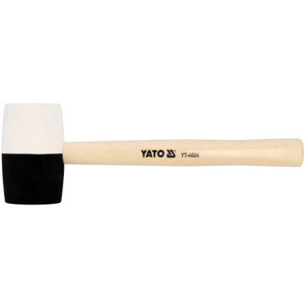 YATO Gumové kladivo 780 g (čierno-biele) 63 mm