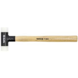 Plastové kladivo YATO 270 g biele plastové bez spätného rázu   Plastové kladivo YATO 270 g biele plastové bez spätného rázu