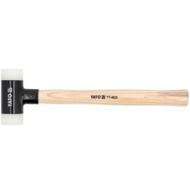 Plastové kladivo YATO 430 g biele plastové bez spätného rázu   Plastové kladivo YATO 430 g biele plastové bez spätného rázu