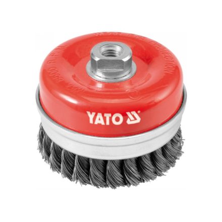 YATO Tvrdá čistiaca kefa M14 100 mm