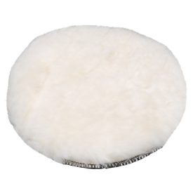 YATO Polírovací kotúč na suchý zips z ovčej vlny 180 mm   YATO Polírovací kotúč na suchý zips z ovčej vlny 180 mm
