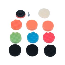YATO Sada brúsnych kotúčov s suchým zipsom, 12 kusov, 80 mm M14   YATO Sada brúsnych kotúčov s suchým zipsom, 12 kusov, 80 mm M14