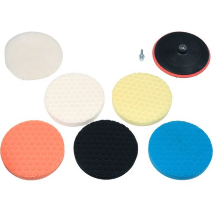 YATO Sada brúsnych kotúčov na suchý zips 8 kusov 180 mm M14