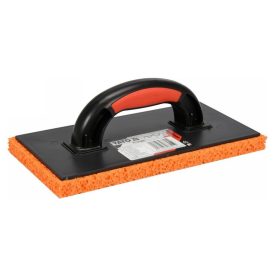 YATO Hladítko s gumenou rukoväťou oranžové 270 x 130/18 mm   YATO Hladítko s gumenou rukoväťou oranžové 270 x 130/18 mm