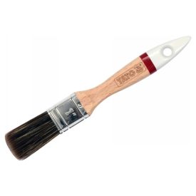 YATO Štetec s drevenou rukoväťou 1" zmiešané štetiny   YATO Štetec s drevenou rukoväťou 1" zmiešané štetiny