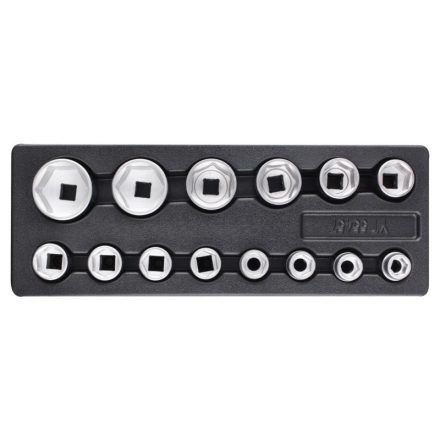 Sada nástrčných kľúčov YATO 14 kusov 3/4" 19-55 mm CrV (vložka do zásuvky)