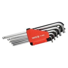 Sada imbusových kľúčov YATO 12 kusov 1/16"-3/8" CrV   Sada imbusových kľúčov YATO 12 kusov 1/16"-3/8" CrV