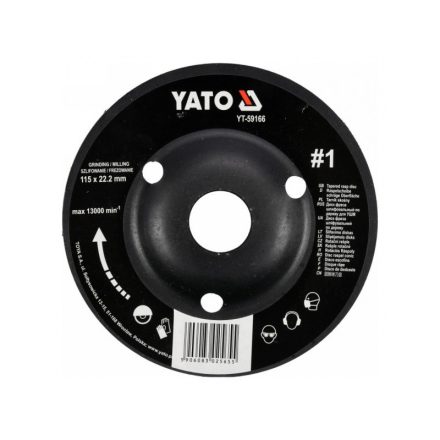 YATO Brúsny kotúč hrubý #1 115 x 22,2 mm