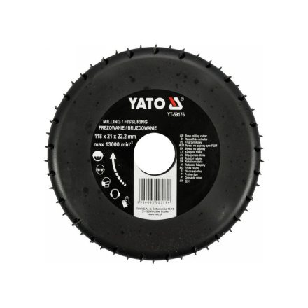YATO Brúsny kotúč 118 x 21 x 22,2 mm