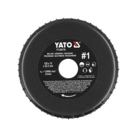 YATO Raspový kotúč hrubý #1 120 x 22,2 mm