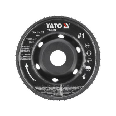 YATO Brúsny kotúč hrubý #1 120 x 22,2 mm