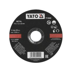 YATO Rezný kotúč na kov 115 x 1,2 x 22 mm YATO Rezný kotúč na kov 115 x 1,2 x 22 mm