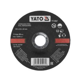 YATO Čistiaci kotúč na kov 125 x 6,8 x 22,2 mm inox YATO Čistiaci kotúč na kov 125 x 6,8 x 22,2 mm inox