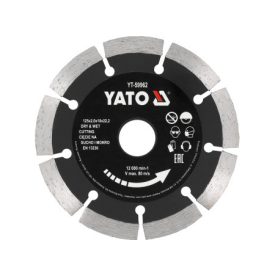 YATO Diamantový rezný kotúč 125 x 2,0 x 10 x 22,2 mm, segmentovaný   YATO Diamantový rezný kotúč 125 x 2,0 x 10 x 22,2 mm, segmentovaný