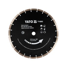 YATO Diamantový rezací kotúč 350 x 3,4 x 10,0 x 25,4 mm segmentový   YATO Diamantový rezací kotúč 350 x 3,4 x 10,0 x 25,4 mm segmentový