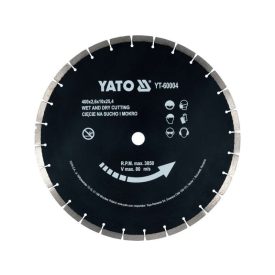 YATO Diamantový kotúč na rezanie 400 x 3,6 x 10,0 x 25,4 mm segmentovaný   YATO Diamantový kotúč na rezanie 400 x 3,6 x 10,0 x 25,4 mm segmentovaný