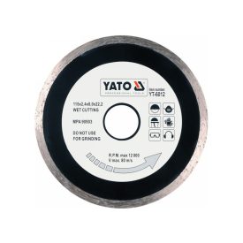 YATO Diamantový rezný kotúč 115 x 2,1 x 5,3 x 22,2 mm nepretržitý   YATO Diamantový rezný kotúč 115 x 2,1 x 5,3 x 22,2 mm nepretržitý