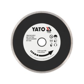 YATO Diamantový rezný kotúč 180 x 2,5 x 5,3 x 22,2 mm nepretržitý   YATO Diamantový rezný kotúč 180 x 2,5 x 5,3 x 22,2 mm nepretržitý