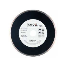 YATO Diamantový rezací kotúč 180 x 2,2 x 5,3 x 25,4 mm nepretržitý   YATO Diamantový rezací kotúč 180 x 2,2 x 5,3 x 25,4 mm nepretržitý